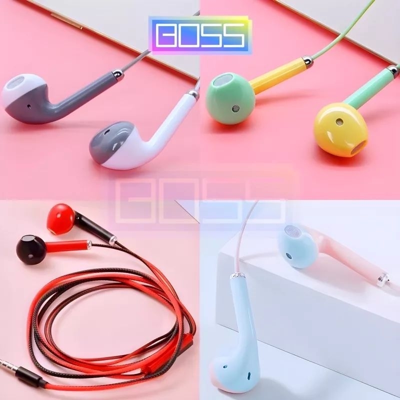 COD☑️ Headset U-24 Hifi macaron headset hendfree Hifi extra bass