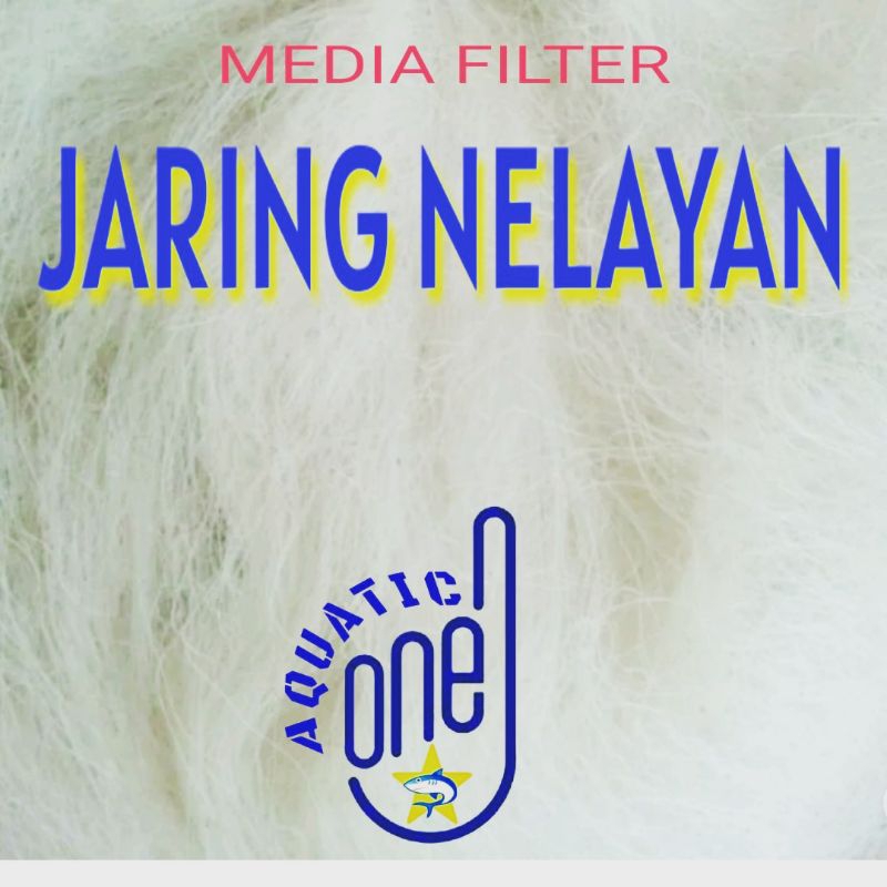 JARING NELAYAN kemasan plastik media filter aquarium penyaring kotoran kolam akuarium