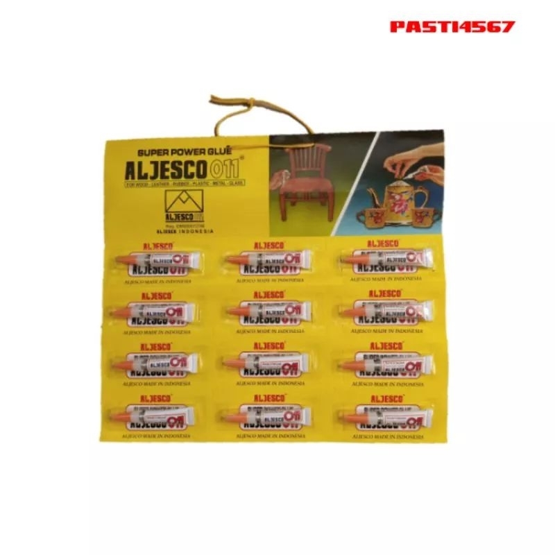 

LEM SUPER GLUE ALJESCO jual per 12 pcs