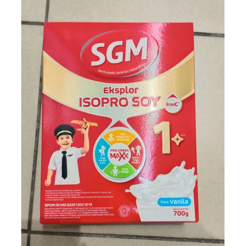 700gr SGM Isopro Soya 1+ susu bubuk sgm soya