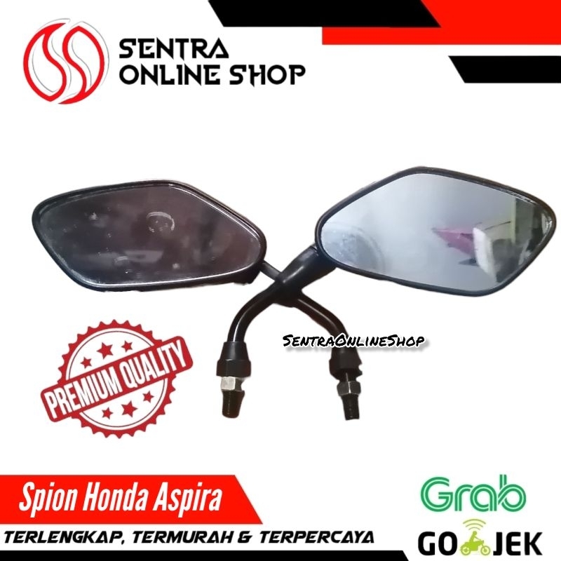 Spion Aspira Honda variasi merah original