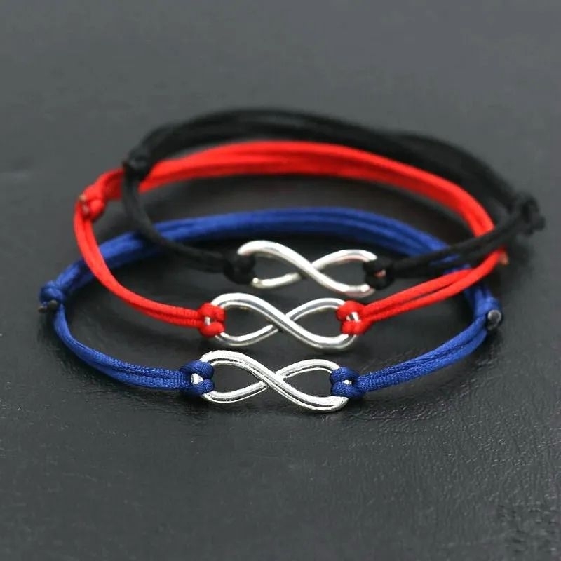 Gelang infinity / gelang simbol 8/ gelang inifinite tali satin