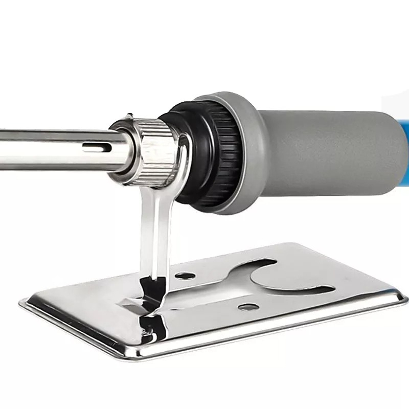 Dudukan Solder bentuk Y Soldering Iron Stand with Screw Hole - LISY42 - Silver