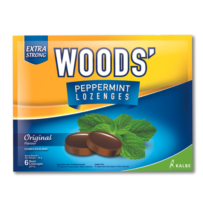 

WOODS LOZENGES 6S (ISI 6 PCS X 2,5 GRAM)