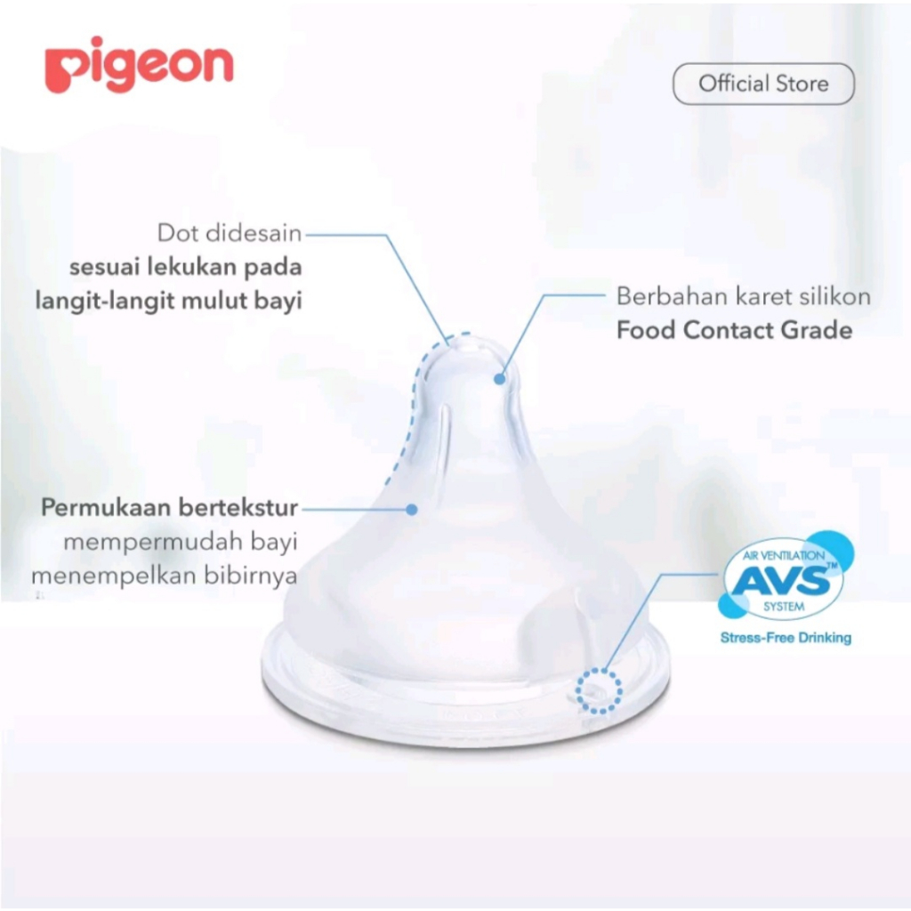 Pigeon Botol PPSU 240 ml Botol Wideneck Leher Lebar Soft Touch Peristaltic Plus Wide Neck