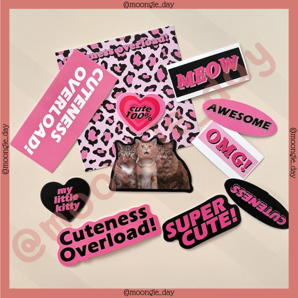 

10 LEMBAR STICKERS KERTAS TEMA BUNNY AND CAT QOUTES AESTHETIC KELINCI KUCING BULLET JURNAL DIY DIARY LUCU MURAH