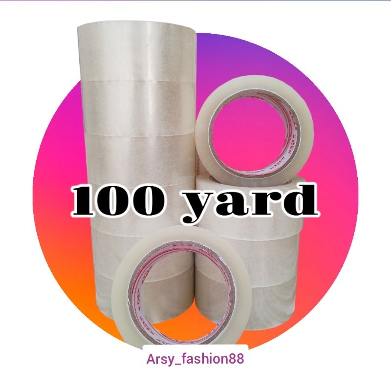 Lakban Bening 100 yard 2 inch 45mm