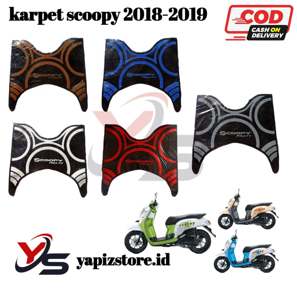 KARPET MOTOR SCOOPY 2018-2019