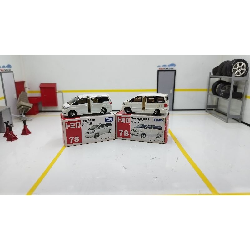 Diecast / Miniatur Mobil Toyota Alphard Tomica Takara tomy 78 vellfire