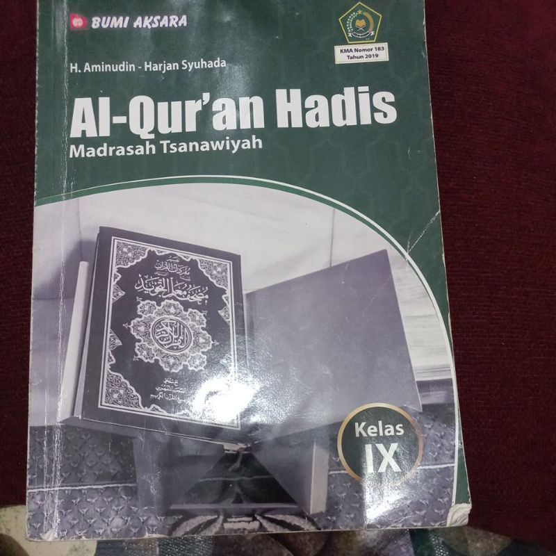 Alquran Hadis kelas IX / 9 Bumi aksara