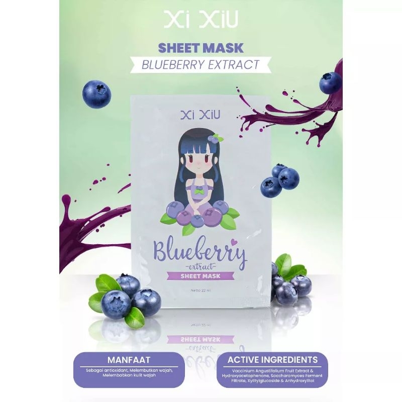 XI XIU SHEET MASK FRUTY SERIES