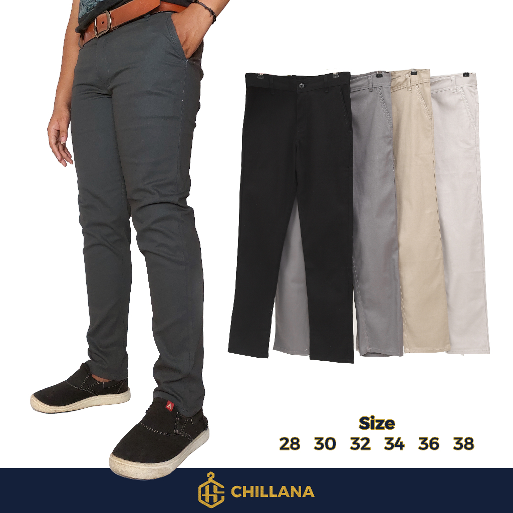 MAXFELL Long Chino Pants / Chino Panjang