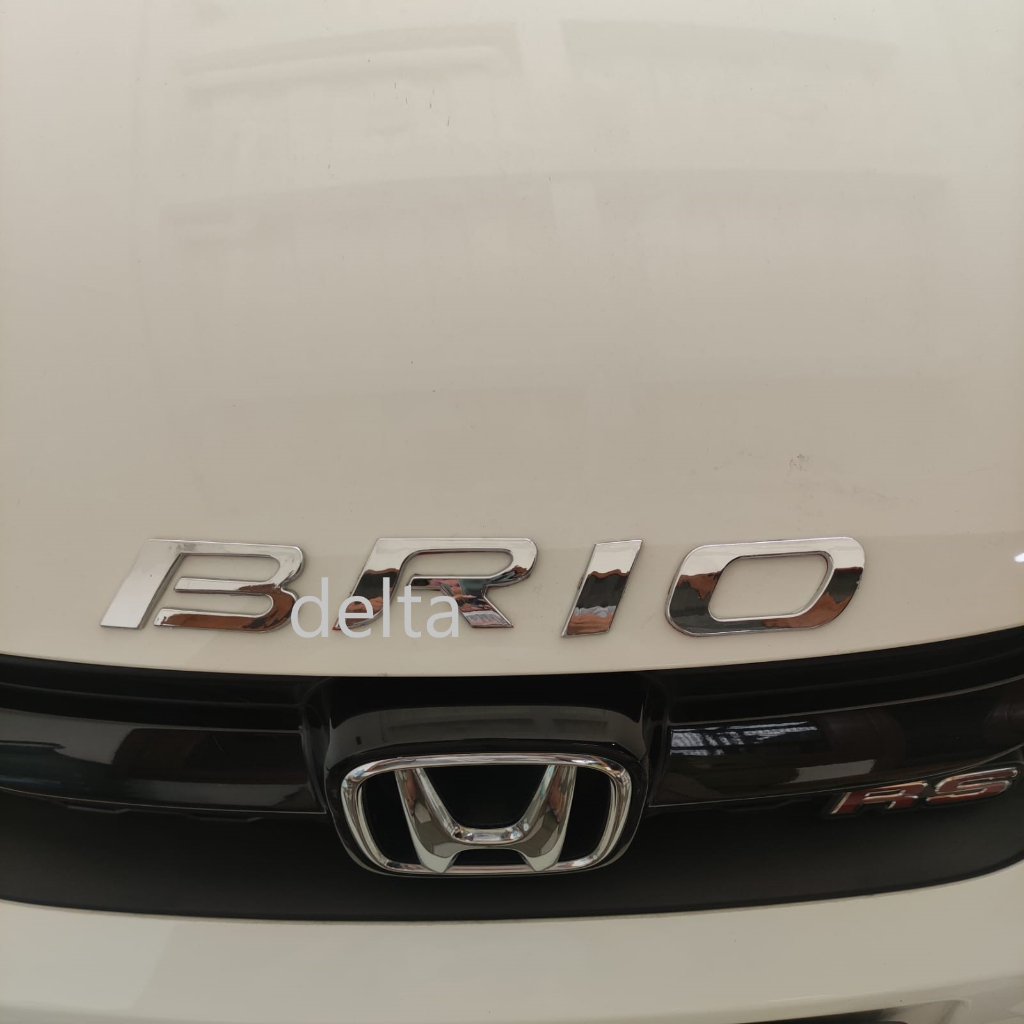 Logo/Emblem Kap Mesin Engine Hood Brio, All New Brio Besar Chrome