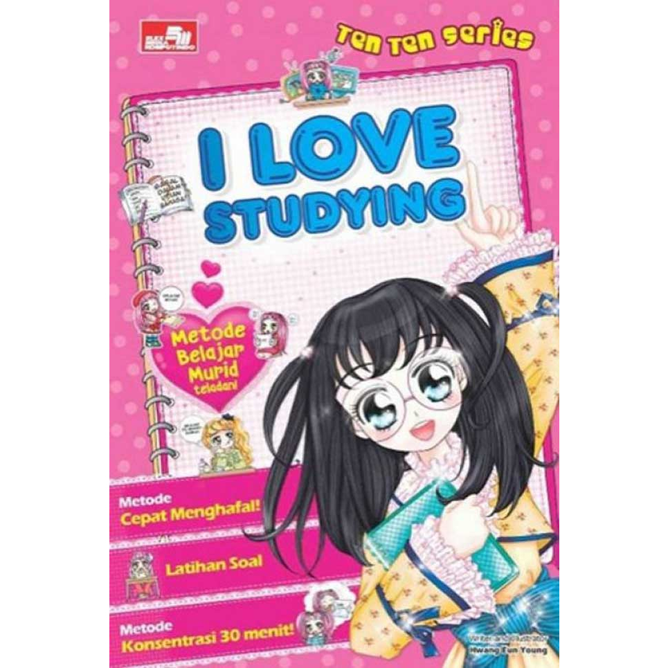 Komik Edukasi Original Murah: Ten Ten Series - I Love Studying (Komik Korea)