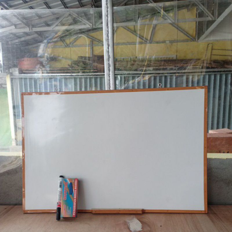 

(1pcs) papan tulis kayu / papan whiteboard (free spidol + penghapus)