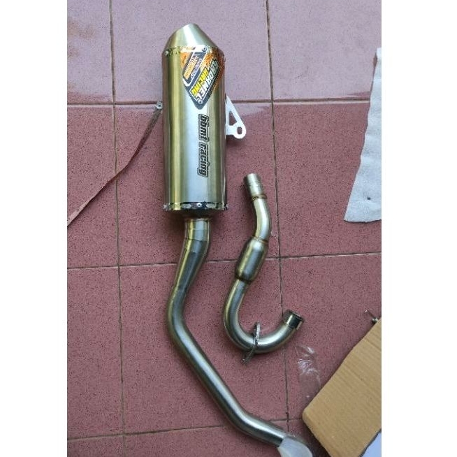 Knalpot CRF 150L Over bore up Radamel Ori Knalpot Radamel CRF Bore Up Radamel Racing Original