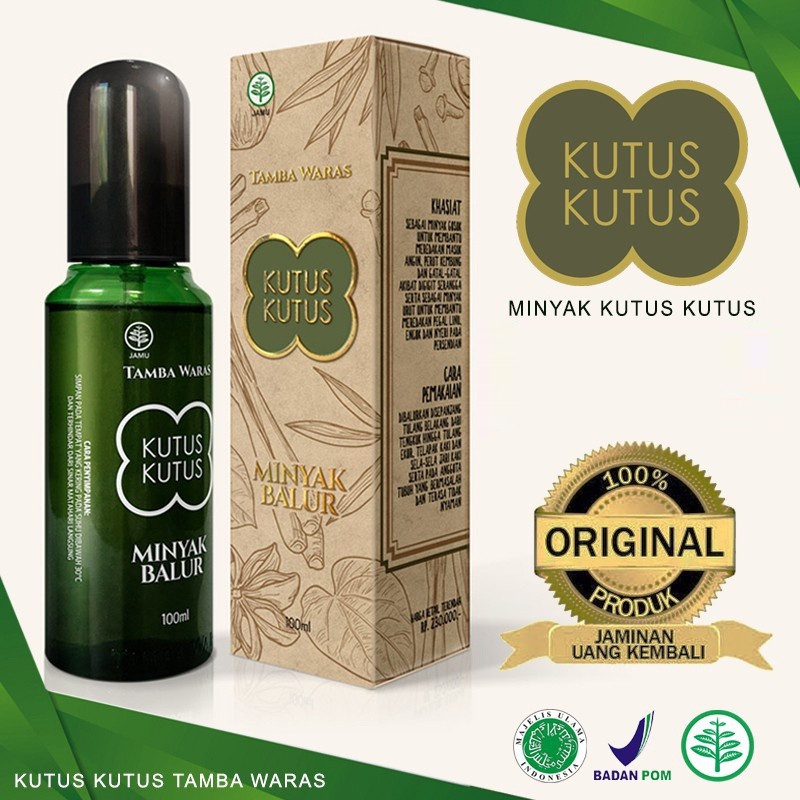 Minyak Balur Kutus Kutus - Minyak kutus kutus- MINYAK KUTUS KUTUS ASLI / MINYAK KUTUS ORIGINAL 100% / MINYAK KUTUS - KUTUS KEMASAN BARU