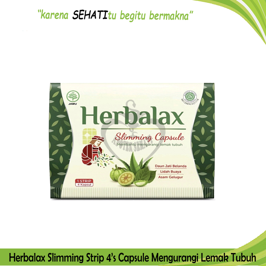 Herbalax Slimming Capsule 30 Pelangsing Menurunkan Berat Badan