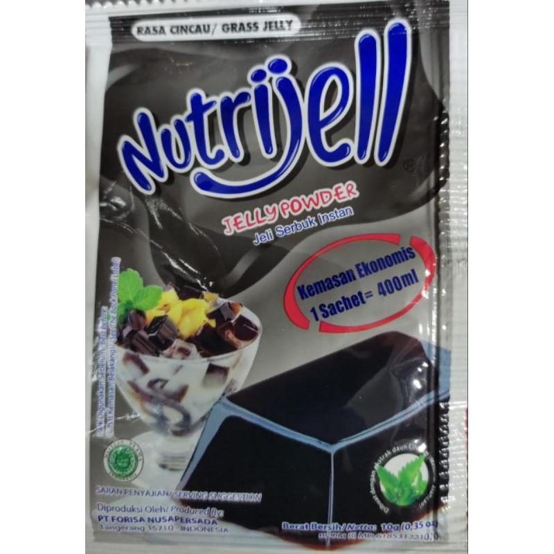 

NUTRIJELL RASA CINCAU SACHET 10g