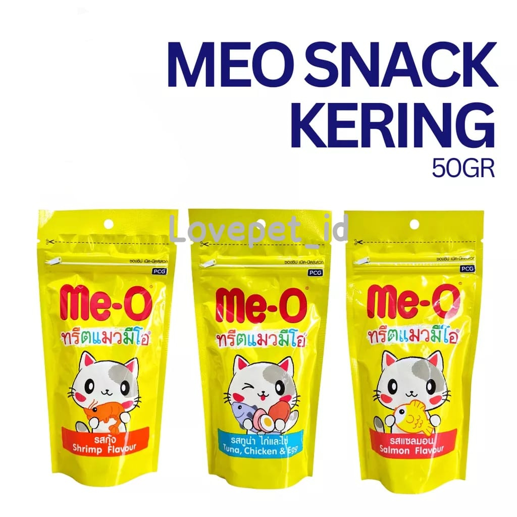 Meo Snack Kering Kucing 50gr