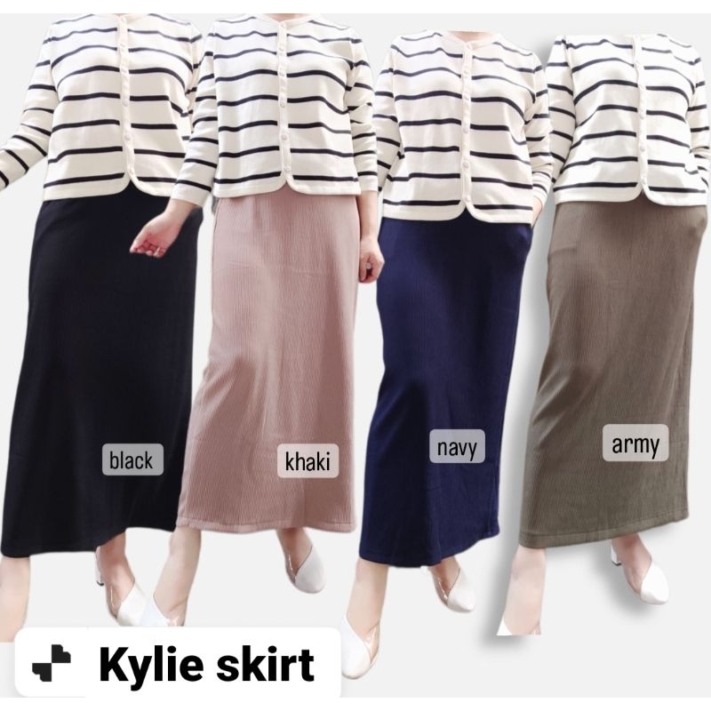 Rok kerja span wanita/rok span/Kylie skirt ori cellia