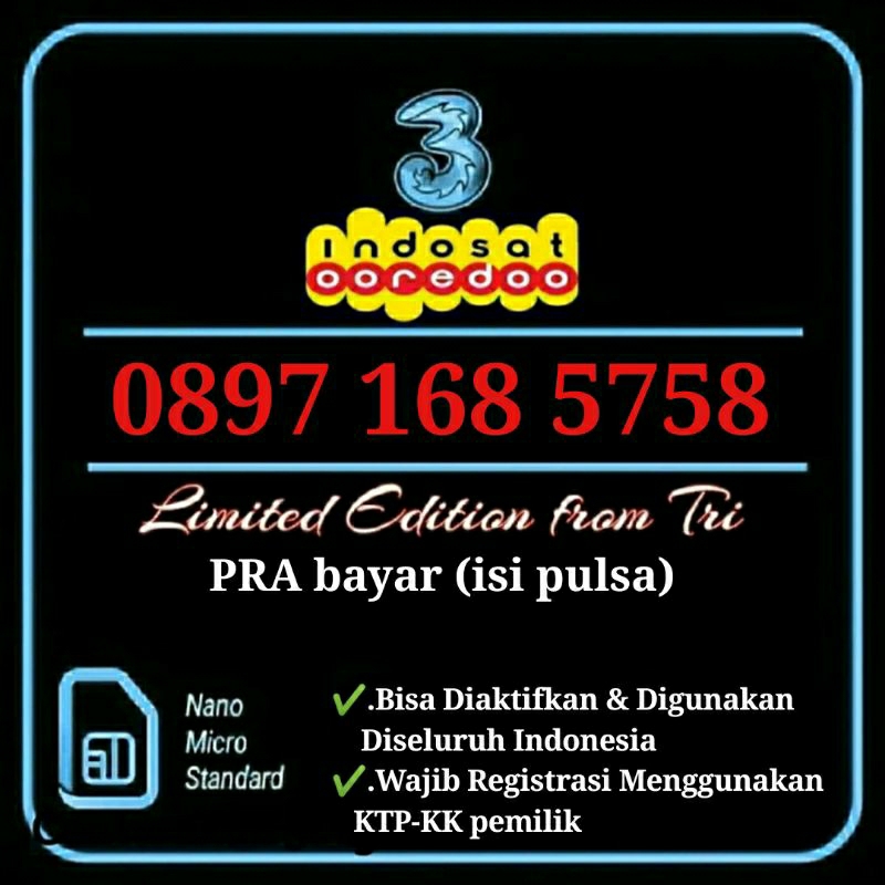 Nomor cantik 168 nomor 5758 nomor double hoky