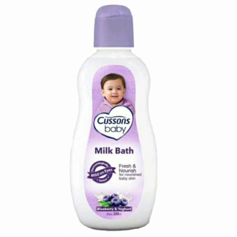 Cussons Milk Bath | Hair &amp; Body Wash CUSSONS BABY 200ml MILD GENTLE Sabun Shampo Bayi Botol 200ml BOTOL