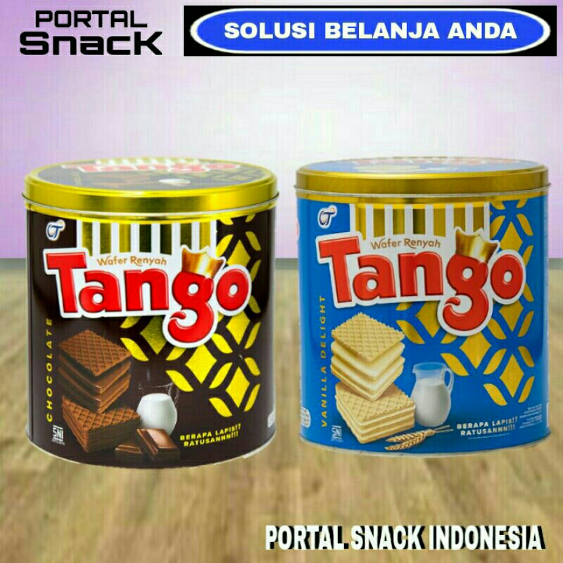 

TANGO Wafer vanilla/coklat kaleng 290gr