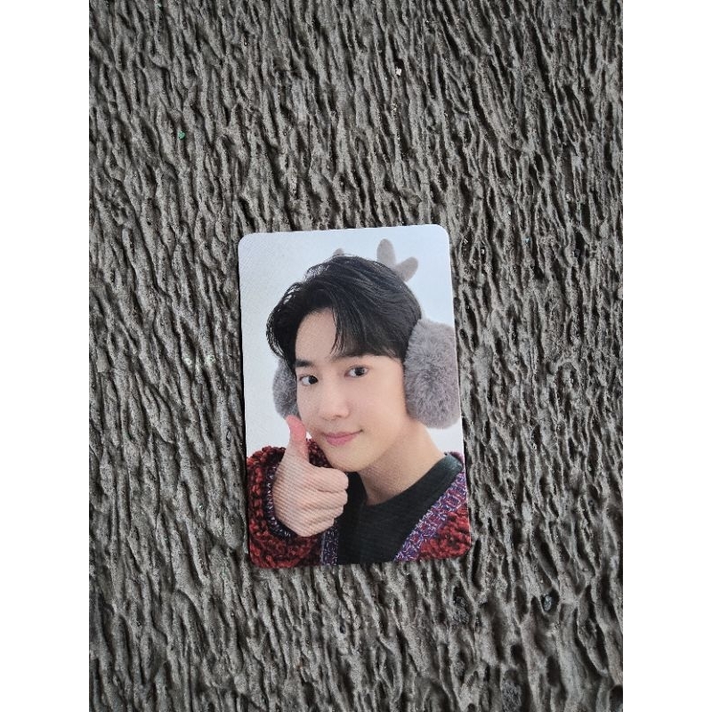 Photocard Suho Exo Pink Christmas