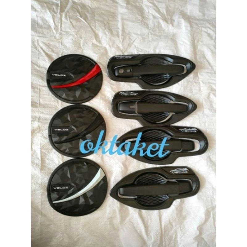 paket outer handle tank cover Avanza Xenia  2021 2022  hitam diamond exclusive