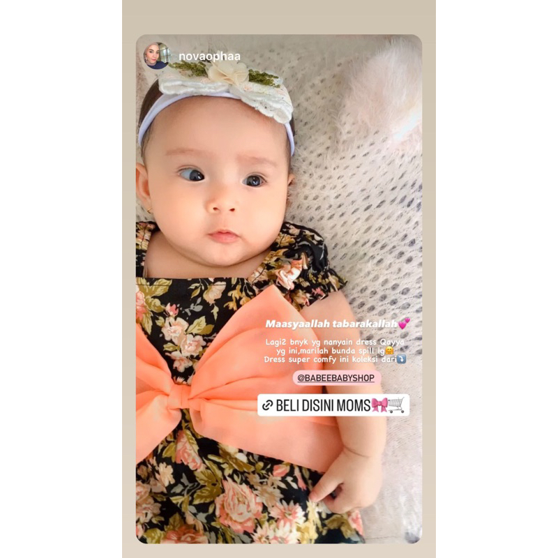 FAY FLO / PITA KACA sepatu topi dress anak bayi newborn Perempuan Cewek Pakaian Baju Lucu Terlaris Murah Babeebabyshop Berkualitas HIKARU child hazel