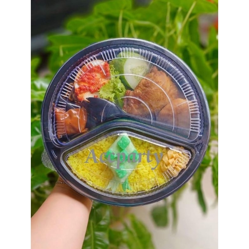 Mika Bento Bulat + Sendok 2 in 1 / Mika PB 2in 1