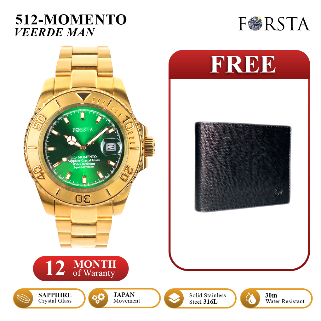 Forsta 512 Momento Veerde - Man Jam Tangan Kesehatan