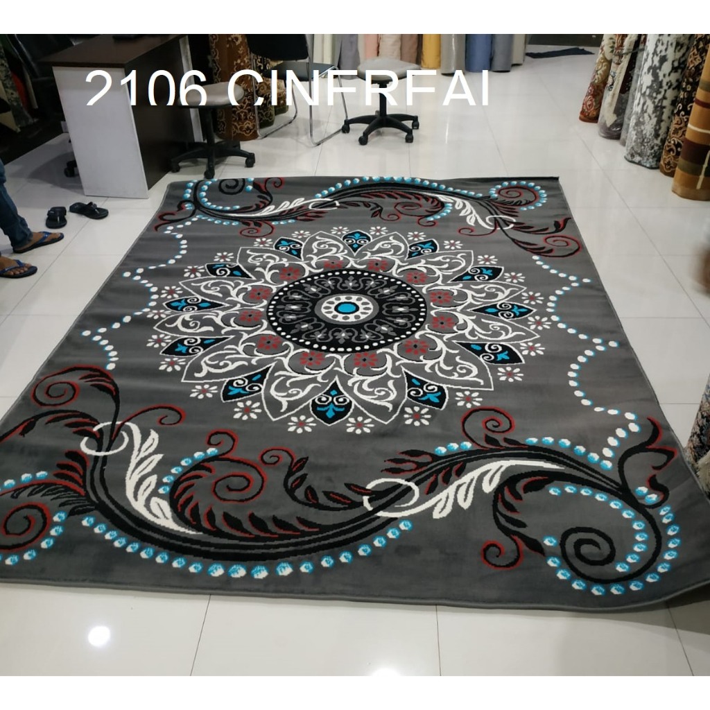 Karpet Lokal Moderno 160 x 210 cm 2106 Cinereal