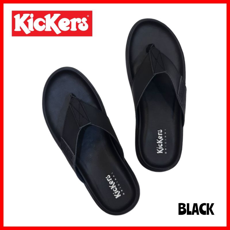 SANDAL JEPIT KICKERS PRIA / SANDAL KULIT KICKERS / SENDAL KASUAL COWOK / SANDAL CAPIT LEBARAN PROMO