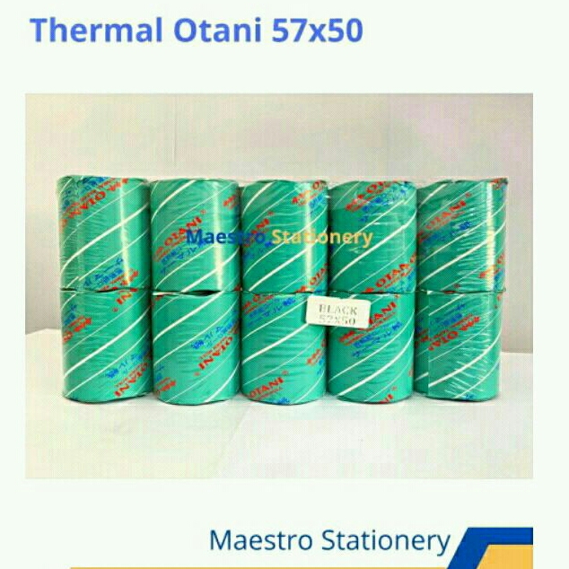 

OTANI Thermal Paper Ukuran 57x50 Black / kertas thermal Otani / kertas struk kasir