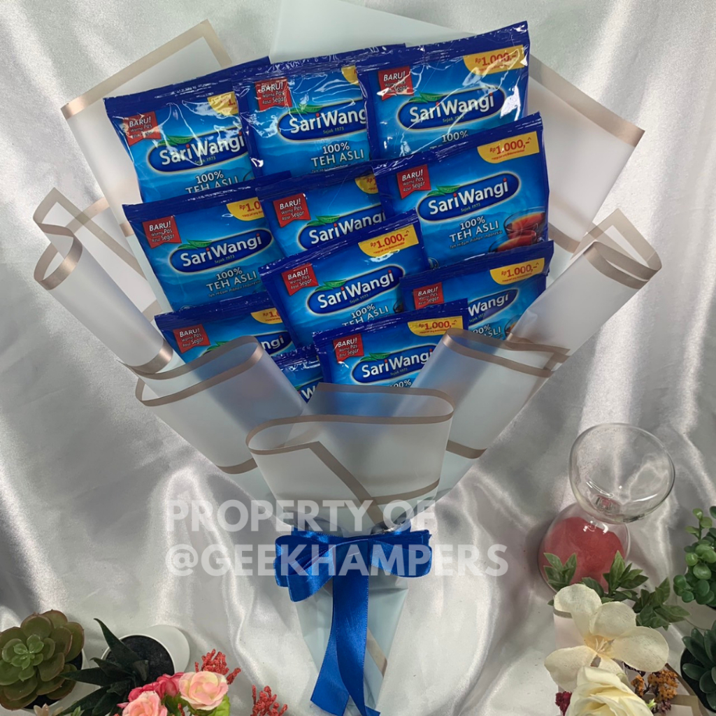 

Mini Buket Tea Teh Bouquet Bucket Teh Sariwangi Buket Murah Kado Hadiah Ulang Tahun Wisuda Sidang Kelulusan Snack Murah Banget