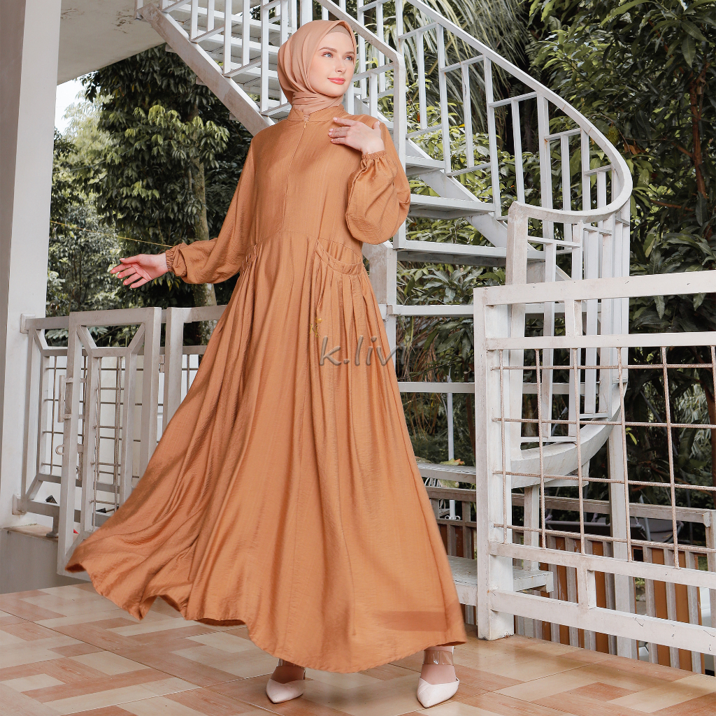 Baju Gamis Wanita Terbaru Casual Kekinian
