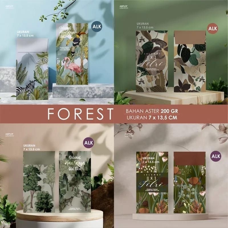 

Amplop Lebaran (4pcs) Forest