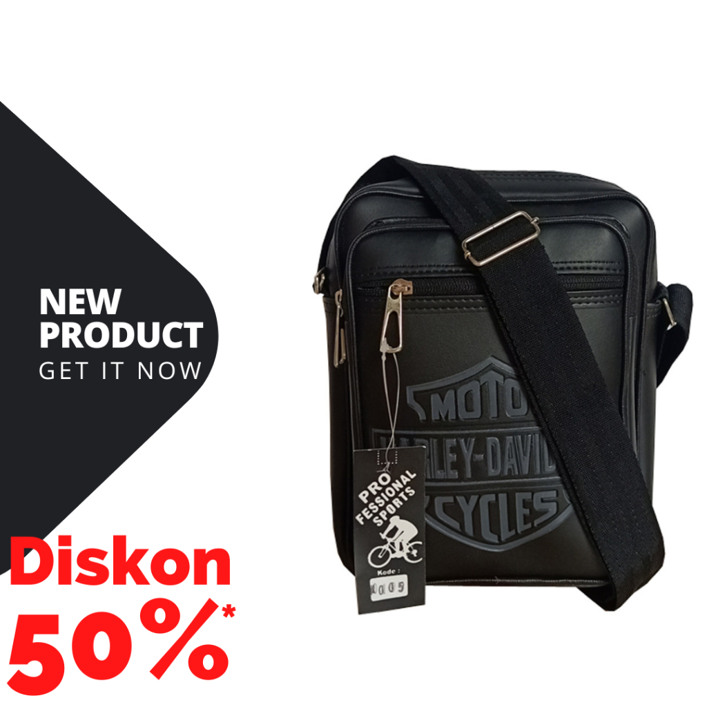 Crossbody Bag Tas Messenger Tas Gadget Tas Notebook Tas Smartphone Tas HP Size 10 Inchi Original S HRL 0891 10 - black