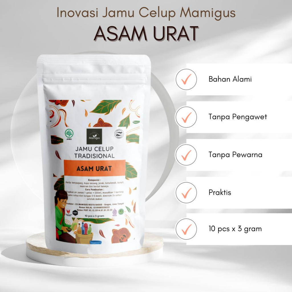 

Jamu Celup Tradisional ASAM URAT