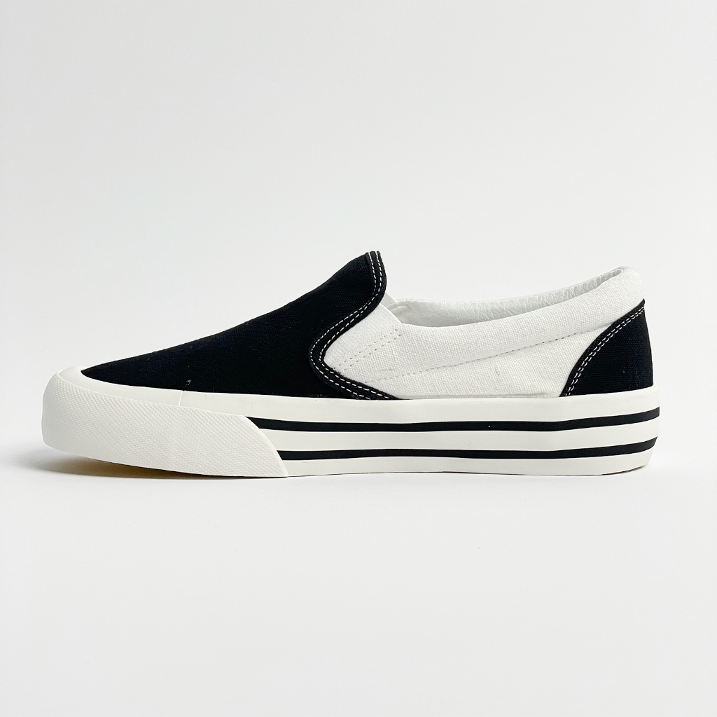 Sepatu Sidsneaks - Slip on Exelas White DX