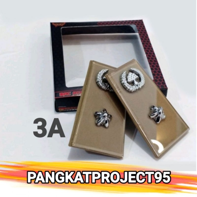 PANGKAT ASN LAMPUNG 3A SILVER FULL AKRILIK