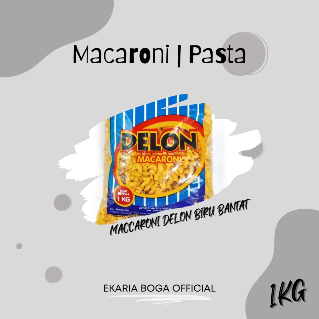 

MACARONI | PASTA | DELON | DELON MACARONI | MACARONI DELON BIRU BANTAT