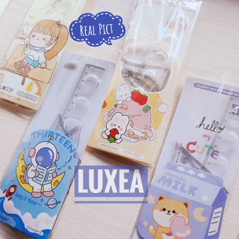 

Penggaris 1 set karakter