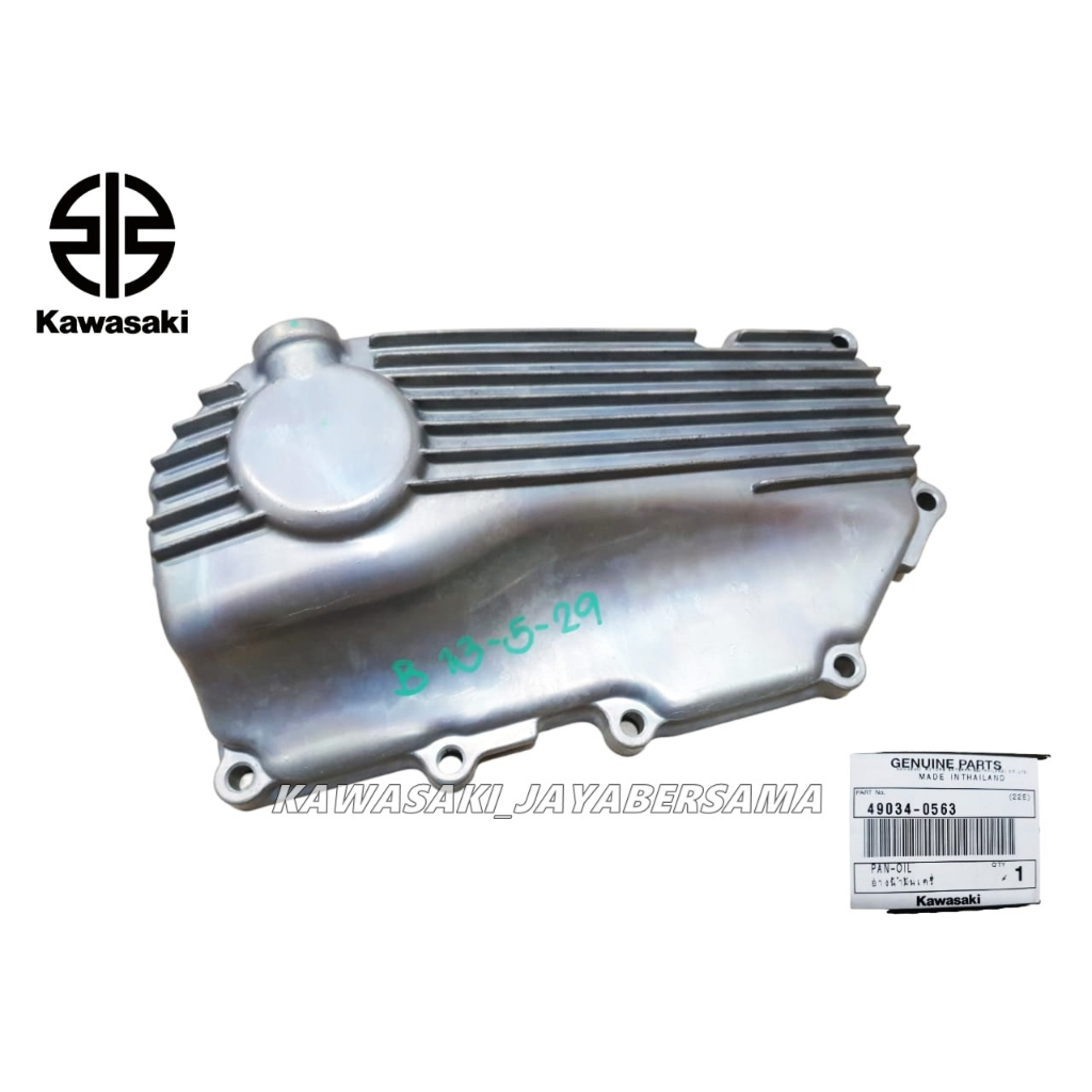 bak oli blok oli Pan Oil Blok Karter Oli Ninja 250 fi atau ninja Z250 original kawasaki 49034-0563