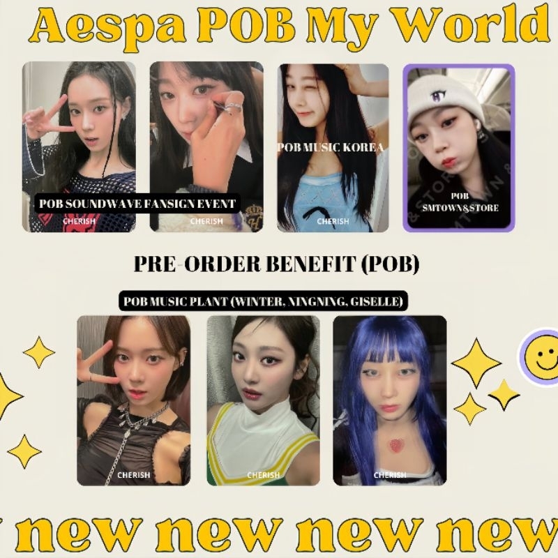 aespa POB album my world Soundwave (sw) fansign event 2, Music plant (Muplant), SMTown&store, Music 