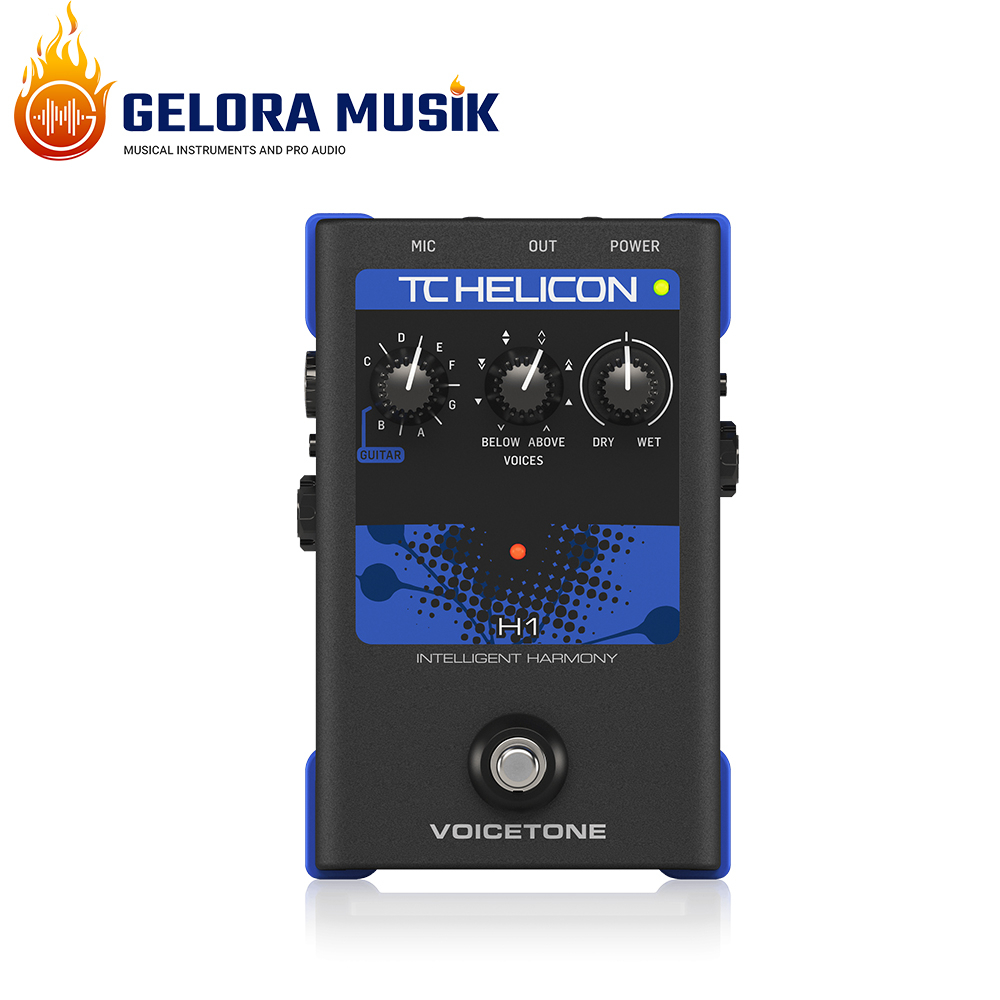 Efek Vokal Pedal TC Helicon Voicetone H1