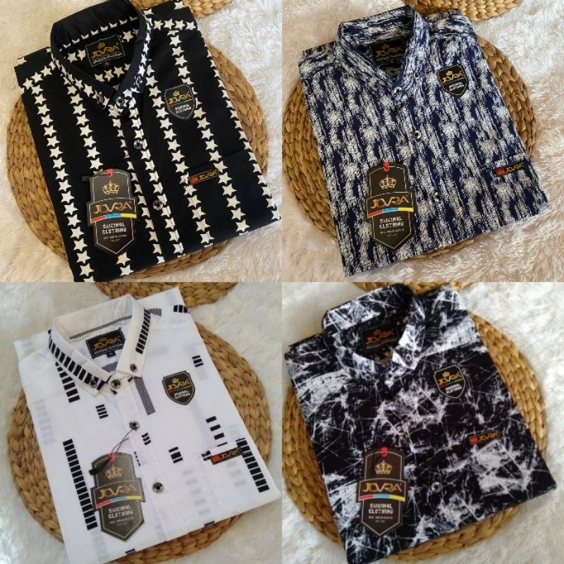 Kemeja Pria Lengan Pendek Kemeja Cowok Motif Lengan Pendek