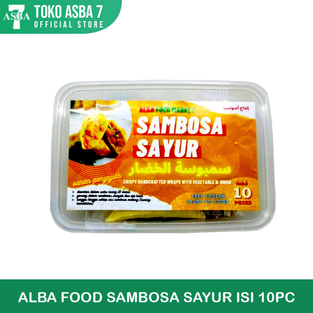 

ALBA FOOD SAMBOSA SAYUR ISI 10PC